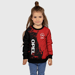 Свитшот детский OPEL ОПЕЛЬ ДВА ЦВЕТА, цвет: 3D-черный — фото 2