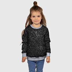 Свитшот детский Пиксельный паттерн Минимализм, цвет: 3D-меланж — фото 2