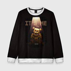 Свитшот детский Five Nights at Freddys - мишка Фредди, цвет: 3D-белый