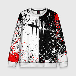 Детский свитшот Dead by daylight брызги красок