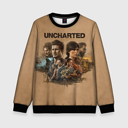 Свитшот детский Uncharted Анчартед, цвет: 3D-черный