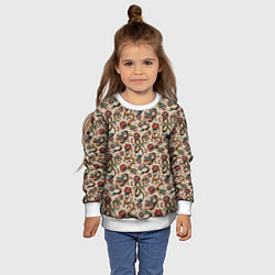 Свитшот детский ДРАКОН И РОЗА, цвет: 3D-белый — фото 2