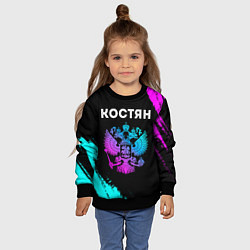 Свитшот детский Костян Россия, цвет: 3D-черный — фото 2