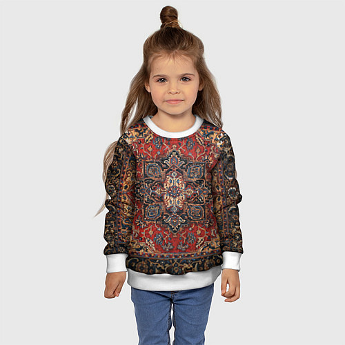 Детский свитшот КОВЁР ПАЛАС / 3D-Белый – фото 4