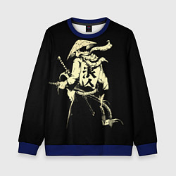 Свитшот детский Ниндзя-воин, цвет: 3D-синий
