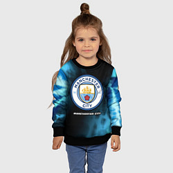 Свитшот детский МАНЧЕСТЕР СИТИ Manchester City 5, цвет: 3D-черный — фото 2