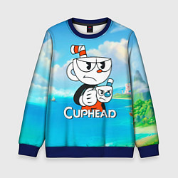 Детский свитшот Cuphead сердитая чашечка