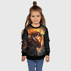 Свитшот детский MALENIA - МАЛЕНИЯ ELDEN RING ЕЛДЕН РИНГ, цвет: 3D-черный — фото 2