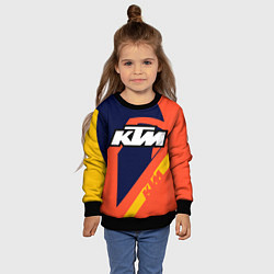 Свитшот детский KTM VINTAGE SPORTWEAR, цвет: 3D-черный — фото 2