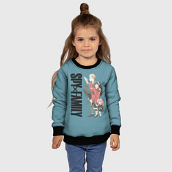 Свитшот детский Шпион, убийца и телепат, цвет: 3D-черный — фото 2