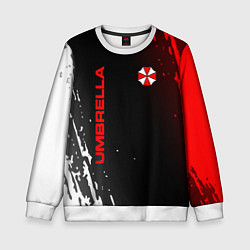 Свитшот детский Resident evil амбрелла, цвет: 3D-белый