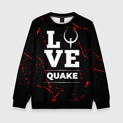 Детский свитшот Quake Love Классика