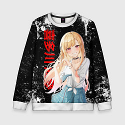 Детский свитшот МАРИН КИТАГАВА - БРЫЗГИ КРАСКИ