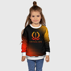Свитшот детский Critical Ops К-ОПС, цвет: 3D-белый — фото 2