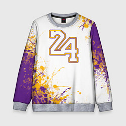Свитшот детский Коби Брайант Lakers 24, цвет: 3D-меланж