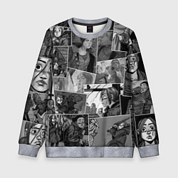 Свитшот детский The last of us comix, цвет: 3D-меланж