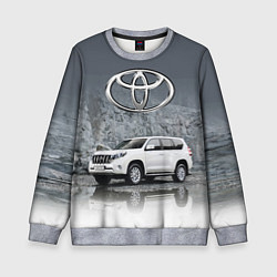 Детский свитшот Toyota Land Cruiser на фоне скалы