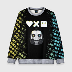 Свитшот детский Love, Death and Robots Pattern, цвет: 3D-меланж