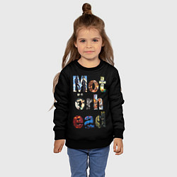 Свитшот детский Motorhead Альбомы, цвет: 3D-черный — фото 2