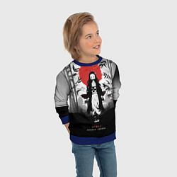 Свитшот детский KAMADO NEZUKO, цвет: 3D-синий — фото 2
