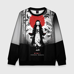 Свитшот детский KAMADO NEZUKO, цвет: 3D-черный