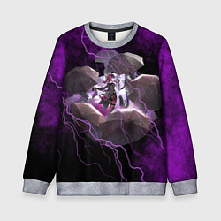 Свитшот детский Кафка Honkai star rail, цвет: 3D-меланж