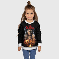 Свитшот детский The Quarry Все Персонажи, цвет: 3D-белый — фото 2