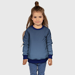 Свитшот детский Gradient Dark Blue, цвет: 3D-синий — фото 2