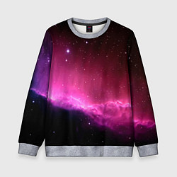 Свитшот детский Night Nebula, цвет: 3D-меланж