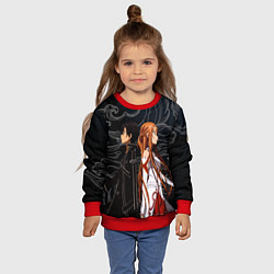 Свитшот детский Кирито и Асуна - Sword Art Online, цвет: 3D-красный — фото 2