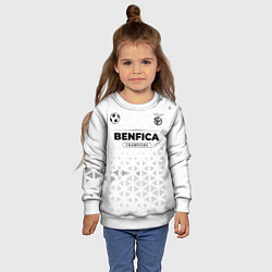Свитшот детский Benfica Champions Униформа, цвет: 3D-белый — фото 2