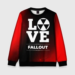 Детский свитшот Fallout Love Классика