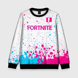 Детский свитшот Fortnite Neon Gradient