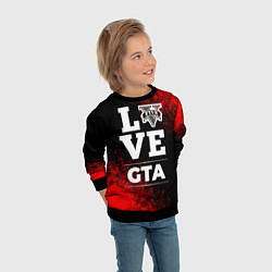 Свитшот детский GTA Love Классика, цвет: 3D-черный — фото 2