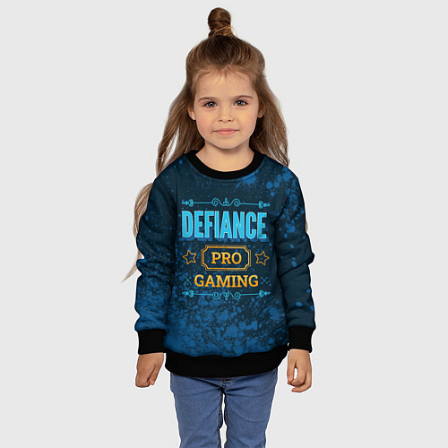 Детский свитшот Игра Defiance: PRO Gaming / 3D-Черный – фото 4