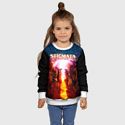 Свитшот детский Stigmata альбом, цвет: 3D-белый — фото 2