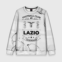 Свитшот детский Lazio Football Club Number 1 Legendary, цвет: 3D-белый