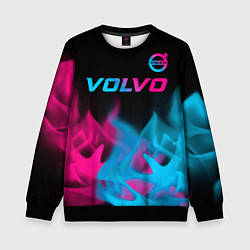 Свитшот детский Volvo Neon Gradient, цвет: 3D-черный