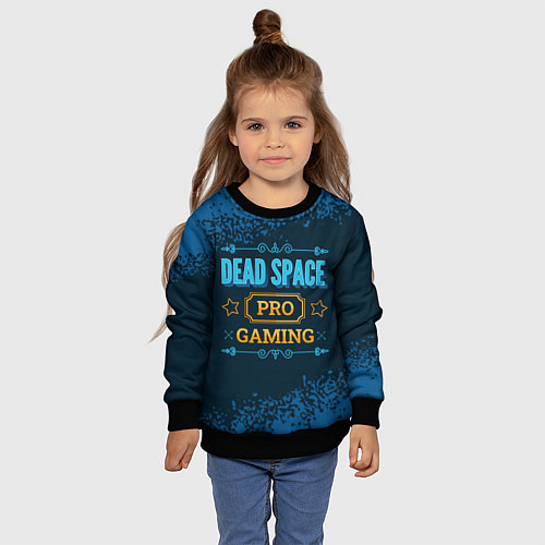 Детский свитшот Игра Dead Space: PRO Gaming / 3D-Черный – фото 4