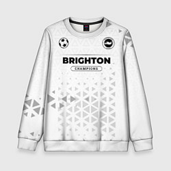 Свитшот детский Brighton Champions Униформа, цвет: 3D-белый