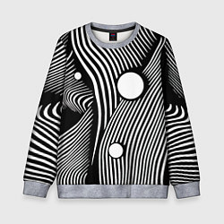 Свитшот детский Geometric vanguard composition Fashion trend, цвет: 3D-меланж