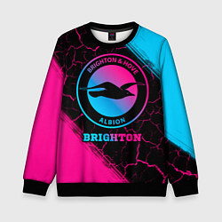 Детский свитшот Brighton Neon Gradient