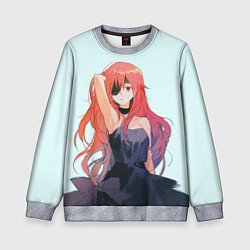 Свитшот детский Красотка Хва, цвет: 3D-меланж