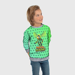 Свитшот детский My singing Monsters - Жужук, цвет: 3D-меланж — фото 2