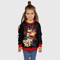 Свитшот детский Рег из аниме Made in Abyss, цвет: 3D-красный — фото 2