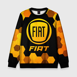 Свитшот детский Fiat - Gold Gradient, цвет: 3D-черный
