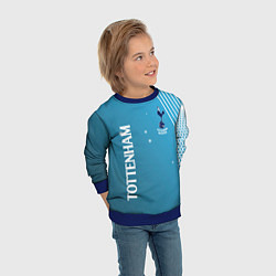 Свитшот детский Тоттенхэм хотспур Абстракция, цвет: 3D-синий — фото 2