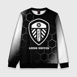 Детский свитшот Leeds United sport на темном фоне