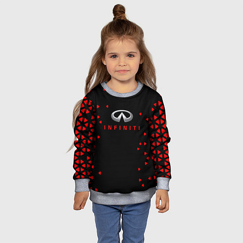 Детский свитшот Infinity sport / 3D-Меланж – фото 4