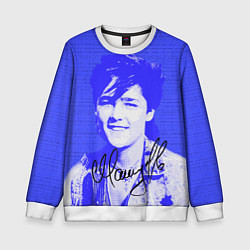 Детский свитшот Юрий Шатунов в детстве - автограф